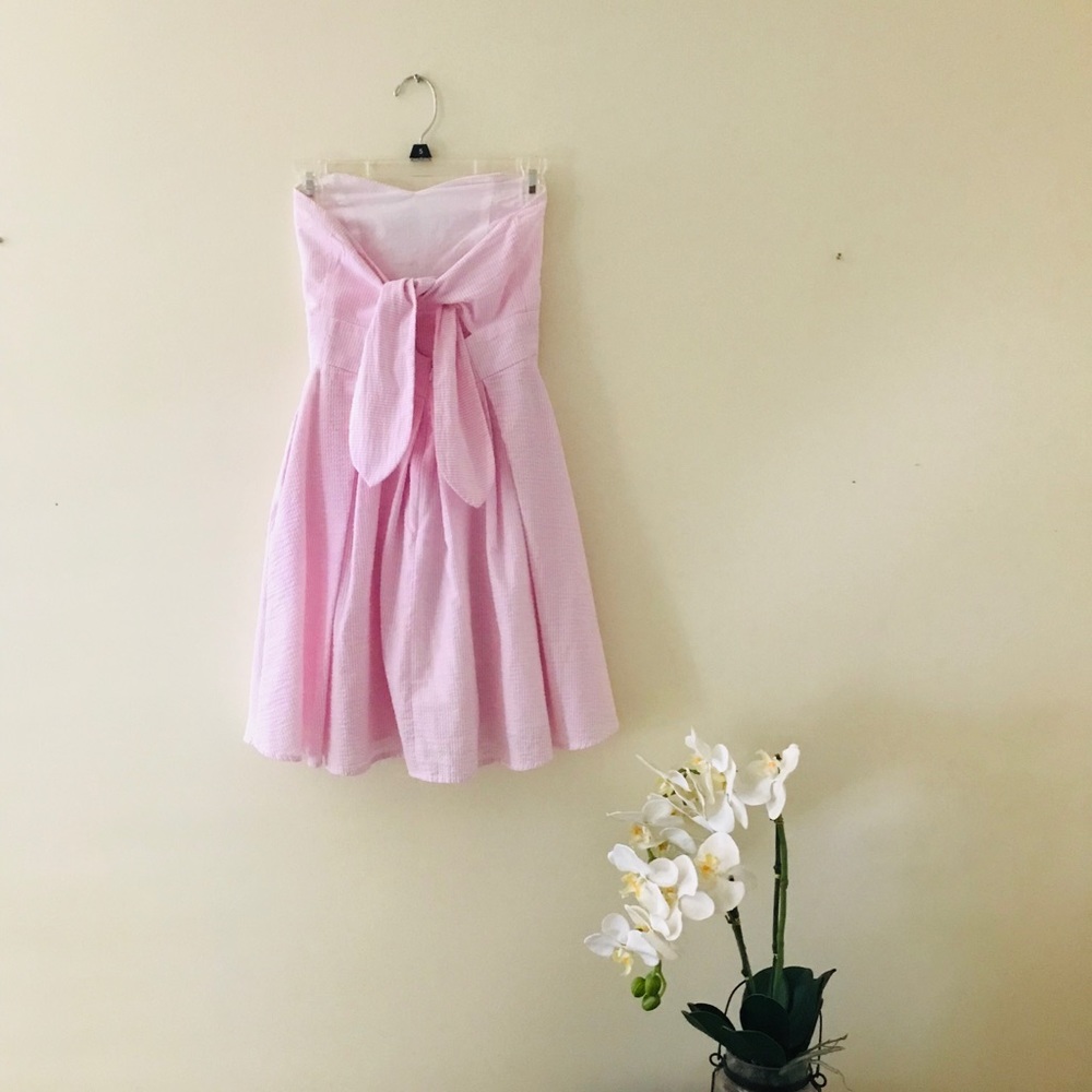 Lauren James Strapless Seersucker